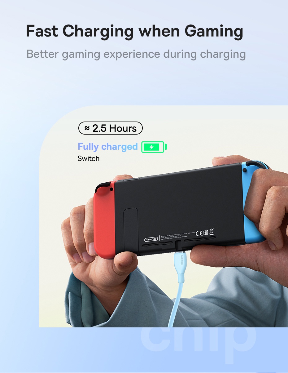 Mô tả Dây Cáp Sạc Nhanh Baseus USB C Sang Type C PD 100W Cho Laptop iPp15 Samsung S23 Xiaomi - 5