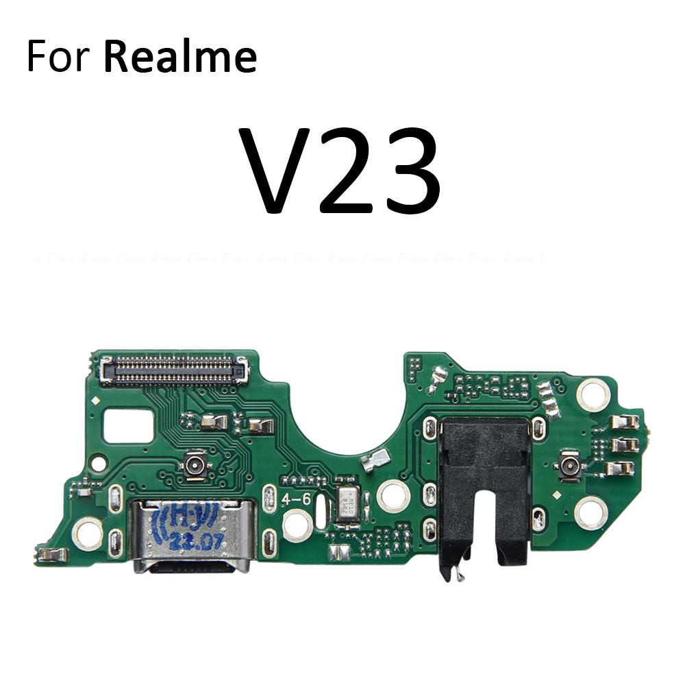 Đế sạc nguồn Cổng sạc USB Bảng cắm Cáp mềm cho OPPO Realme V3 V5 V11 5G V11s V13 V15 V20 V23 V23i V25 Thay thế các bộ phận