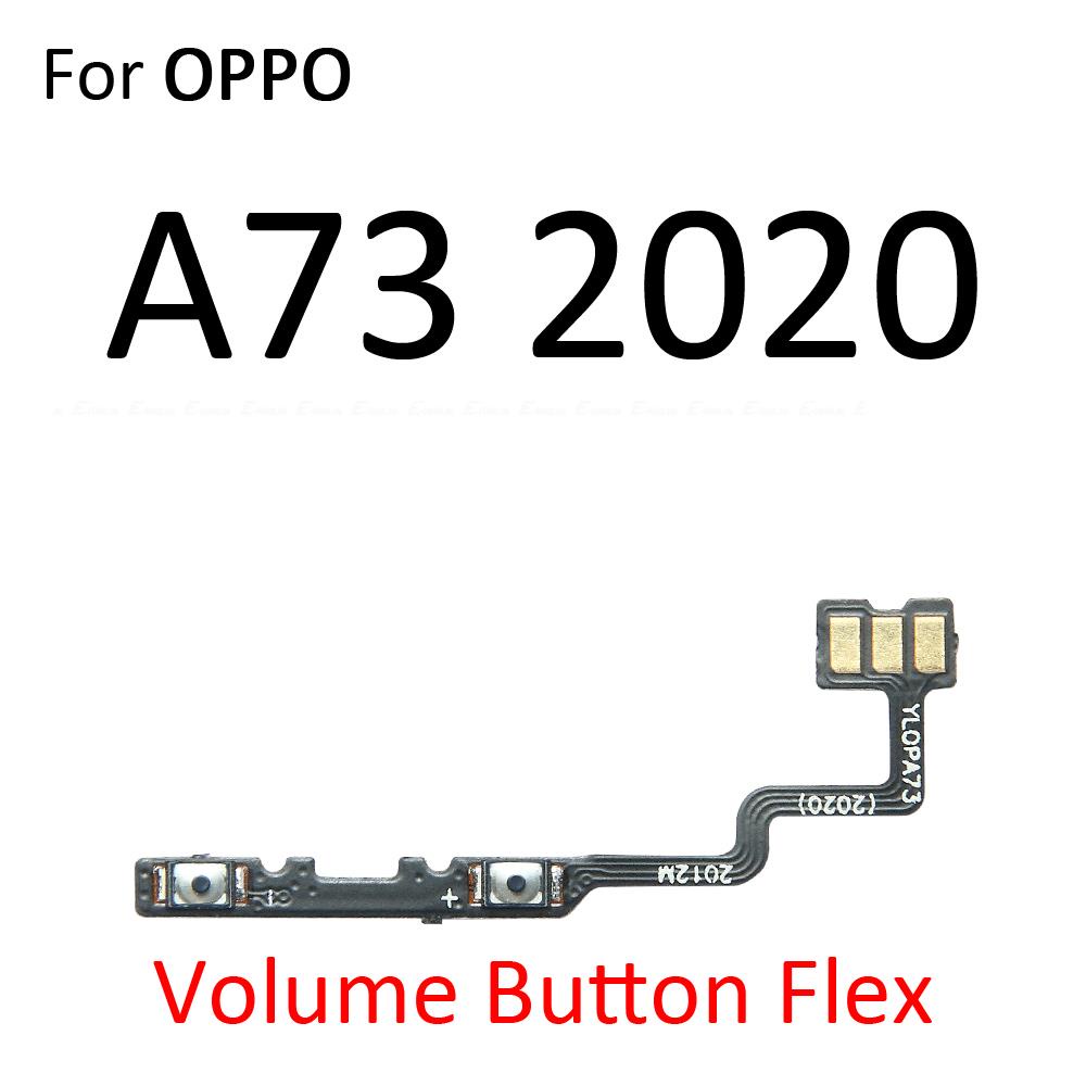 Tắt Tiếng Công Tắc Chìa Khóa Nguồn Ruy Băng Cho OPPO A72 A73 A73s A74 4G 5G 2020 2017 Điều Khiển Nút Âm Lượng Cáp Mềm Thay Thế Các Bộ Phận