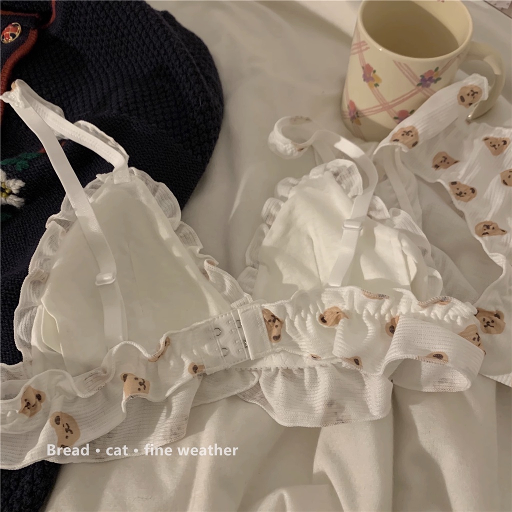 [Hàng Có Sẵn] Áo Ngực cotton Mỏng Không Gọng Đệm Ngực Thời Trang Trẻ Trung Thoải Mái Cho Nữ