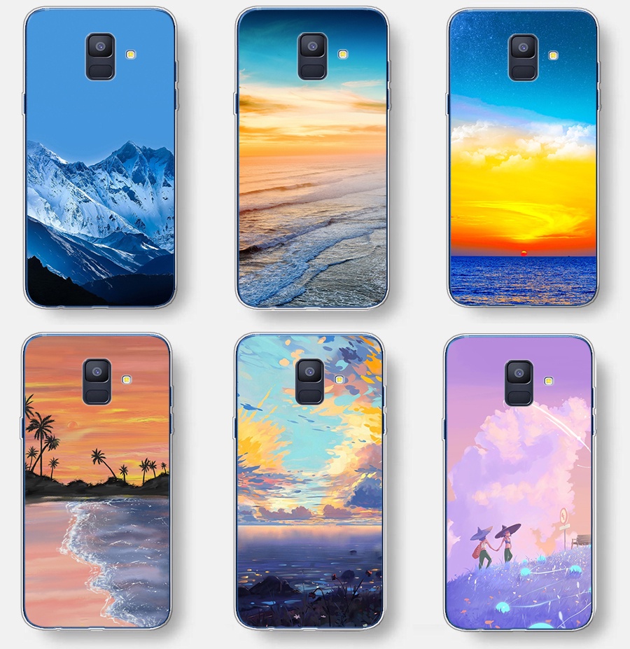 Ôp Lưng Nhựa Dẻo Chống Sốc Cho samsung galaxy a6 2018 Ốp