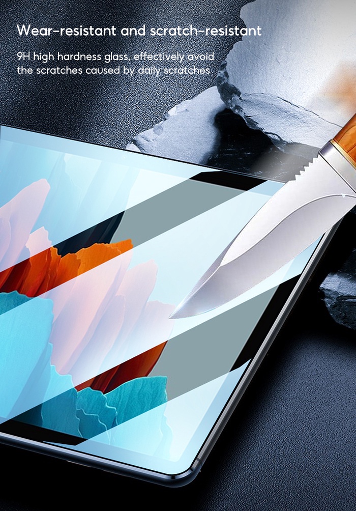 Mô tả TBTIC Cho Samsung Tab S10 S6 Lite A9 S9 Plus 11 8.7 A8 S6 10.5 A7 Lite 10.4 P620 S8 S7 11 FE 10.9 Kính Cường Lực Bảo Vệ Màn Hình - 8