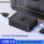 Bộ chuyển đổi USB 3.0 / 2.0 Công tắc KVM 1x2 / 2x1 Bộ chia điều khiển chia sẻ hai chiều cho máy tính Bàn phím máy tính xách tay Máy in chuột Hub USB