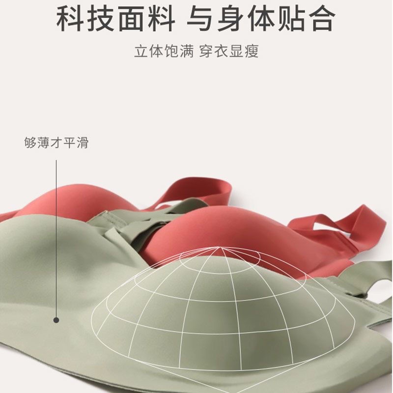 Áo Lót Nâng Ngực Không Gọng Không Đường May Chống Chảy Xệ Cho Nữ