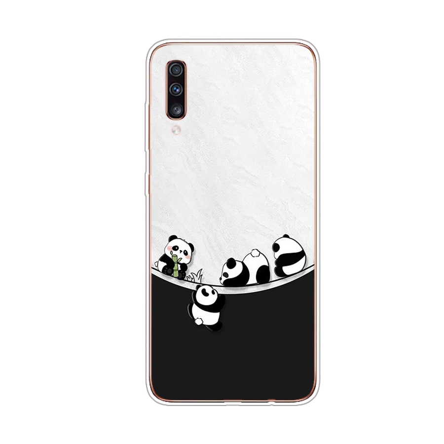 Ôp Điện Thoại Silicon Dẻo Họa Tiết Hoạt Hình Dễ Thương Cho samsung galaxy a70 Ốp