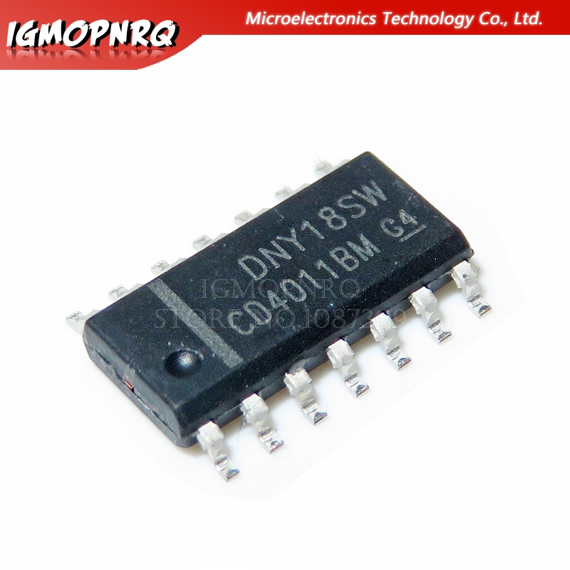 Bộ 10 Linh Kiện Điện Tử cd4011bm cd4011 Lf4011Bt hef4011 sop-14 ...