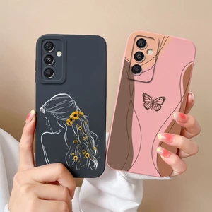 Bao Da Điện Thoại Chống Sốc Họa Tiết Bươm Bướm Cho samsung galaxy a15 4g samsunga15 a 15 5g Ốp