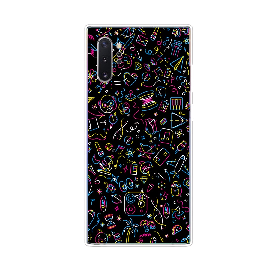 Ôp Điện Thoại Silicon Dẻo Thời Trang Sang Trọng Cho samsung galaxy note 10 plus Ốp
