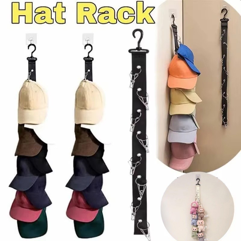 2 Chiếc Mũ Đa Năng Móc Tủ Quần Áo Lưu Trữ DIY Móc Treo Tất Túi Đồ Chơi Bộ Sưu Tập Dụng Cụ 8 Kẹp Treo Tủ Quần Áo Tổ Chức Đồ Dùng Bảo Quản Gia Đình