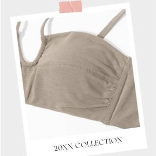 Áo Ngực Cotton Mềm Mại Không Gọng Hở Lưng Thoải Mái Thời Trang Cho Nữ