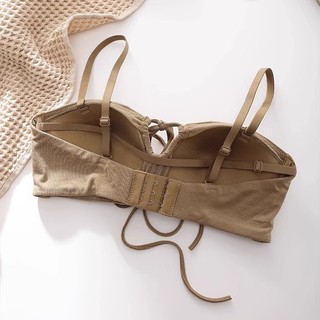 Áo Lót Nâng Ngực Không Dây Bằng Cotton Mềm Mại Chống Trượt Thời Trang Quyến Rũ Cho Nữ
