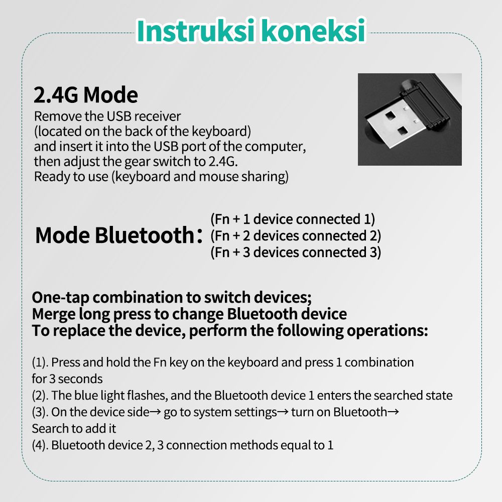 Bàn phím bluetooth GOOJODOQ thiết kế