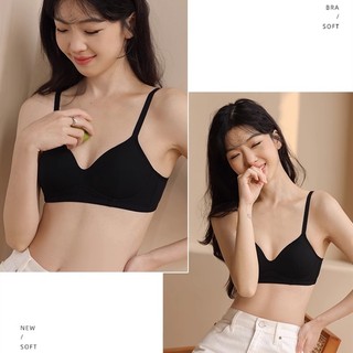 Áo Ngực cotton Không Gọng Mềm Mại 3 / 4 cup
