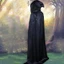 Áo choàng Cosplay Grim Reaper Reaper Ma cà rồng Phù thủy Phù thủy Áo choàng Đảng Người lớn Trẻ em Sawn Đen Áo choàng Cape