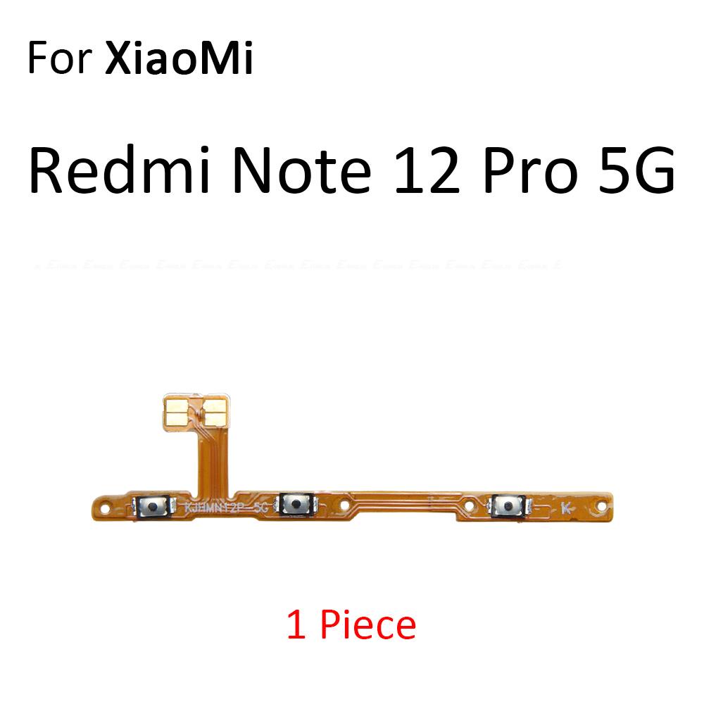 Mạch Nút Âm Lượng Thay Thế Cho Điện Thoại XiaoMi Redmi Note 12S 12 Pro Plus Discovery Speed 4G 5G