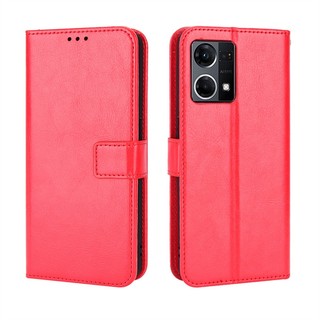 Bao Da pu Điện Thoại Nắp Lật Kèm Ngăn Đựng Thẻ Cho oppo reno7 reno8 4g oppo reno 7 8 4g