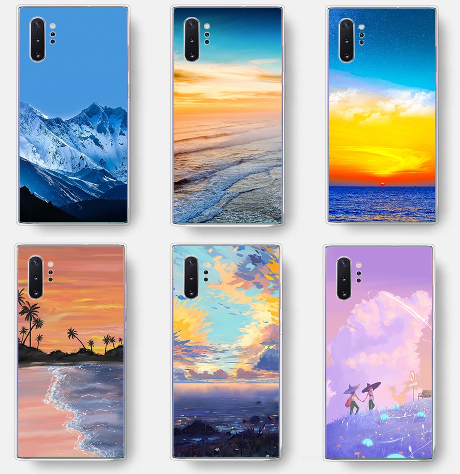Ôp Điện Thoại Silicon Dẻo Thời Trang Sang Trọng Cho samsung galaxy note 10 plus Ốp