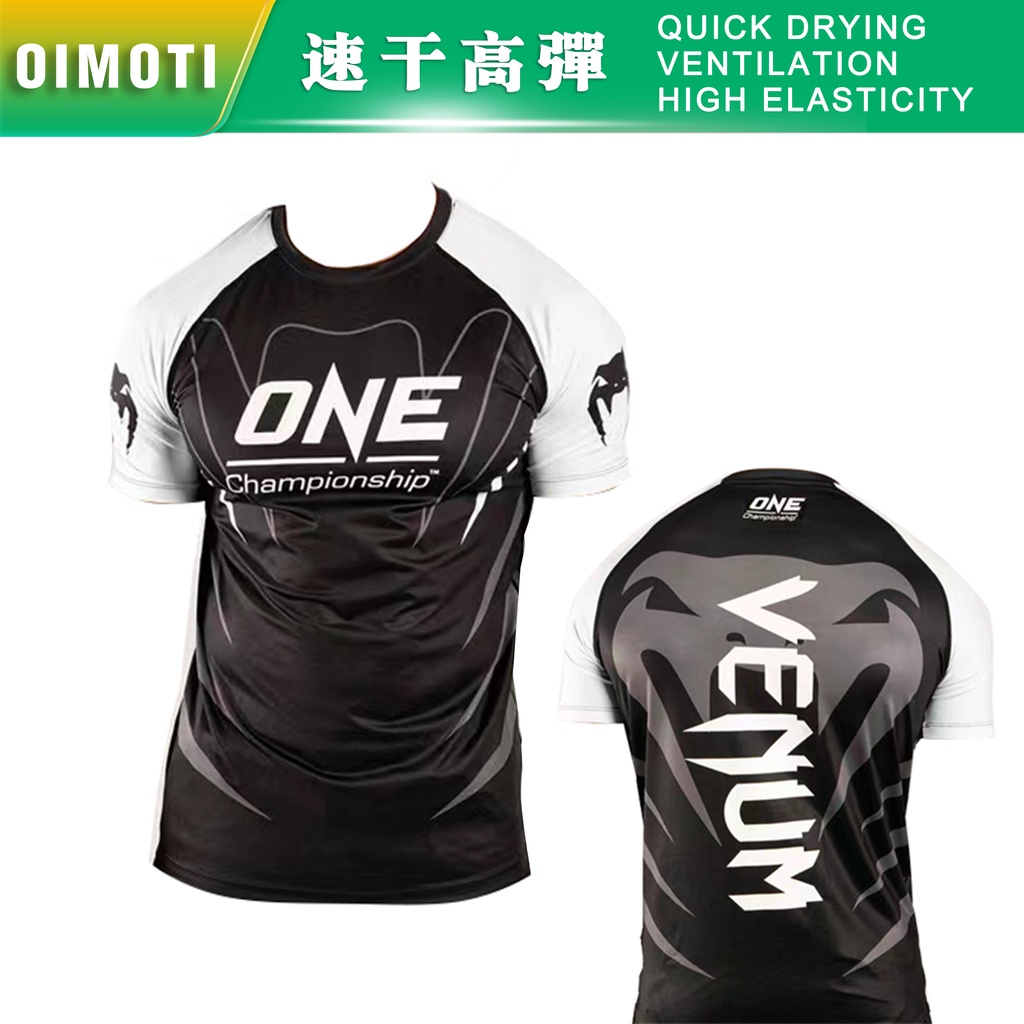 Áo thun bó sát ngắn tay VENUM Venom Mma mới nhanh khô và thấm mồ hôi, thích hợp cho nam chạy bộ, tập thể dục và đi bộ đường dài