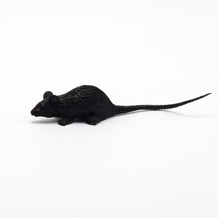 Mô hình đồ chơi chuột Mini đáng sợ cho Halloween Pranks Chất liệu nhựa Kích thước 9cm