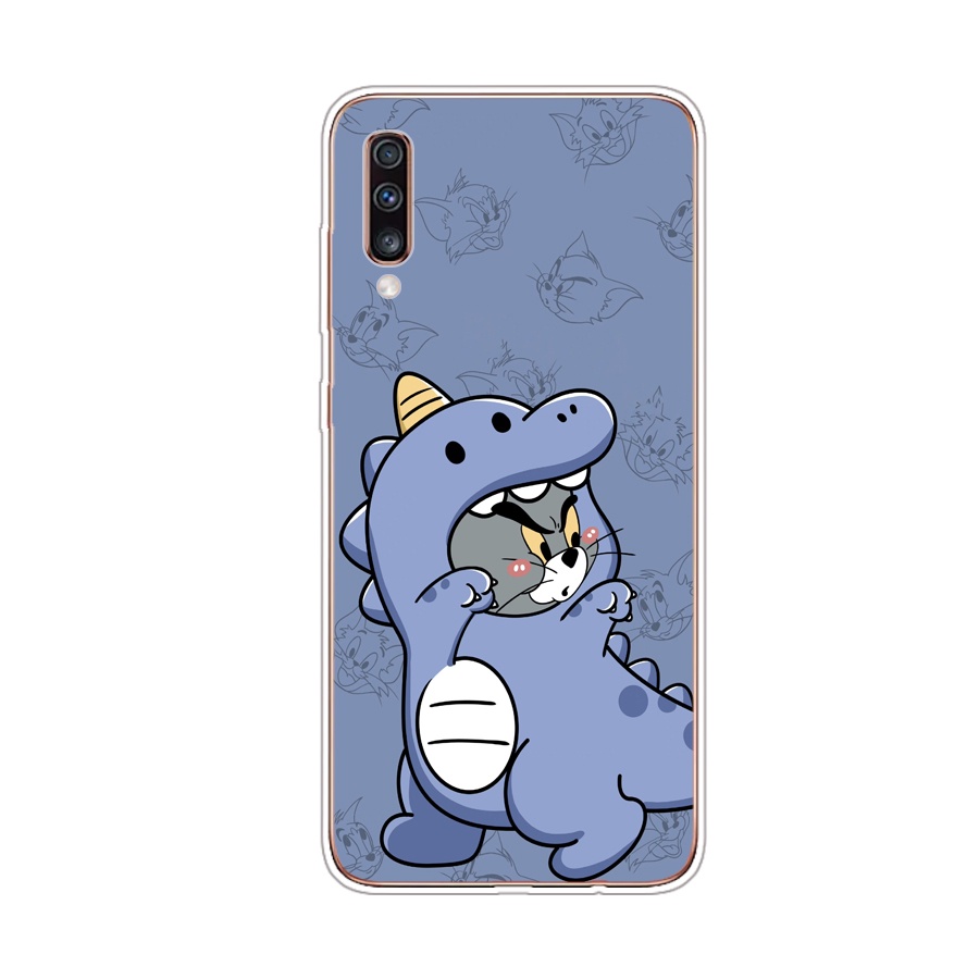 Ôp Điện Thoại Silicon Dẻo Họa Tiết Hoạt Hình Dễ Thương Cho samsung galaxy a70 Ốp