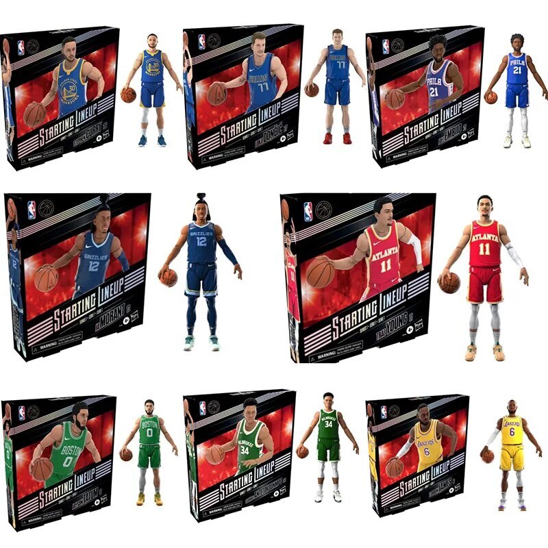 Hasbro Starting Lineup NBA Series Jayson Tatum Morant Luka Doncic Joel ...