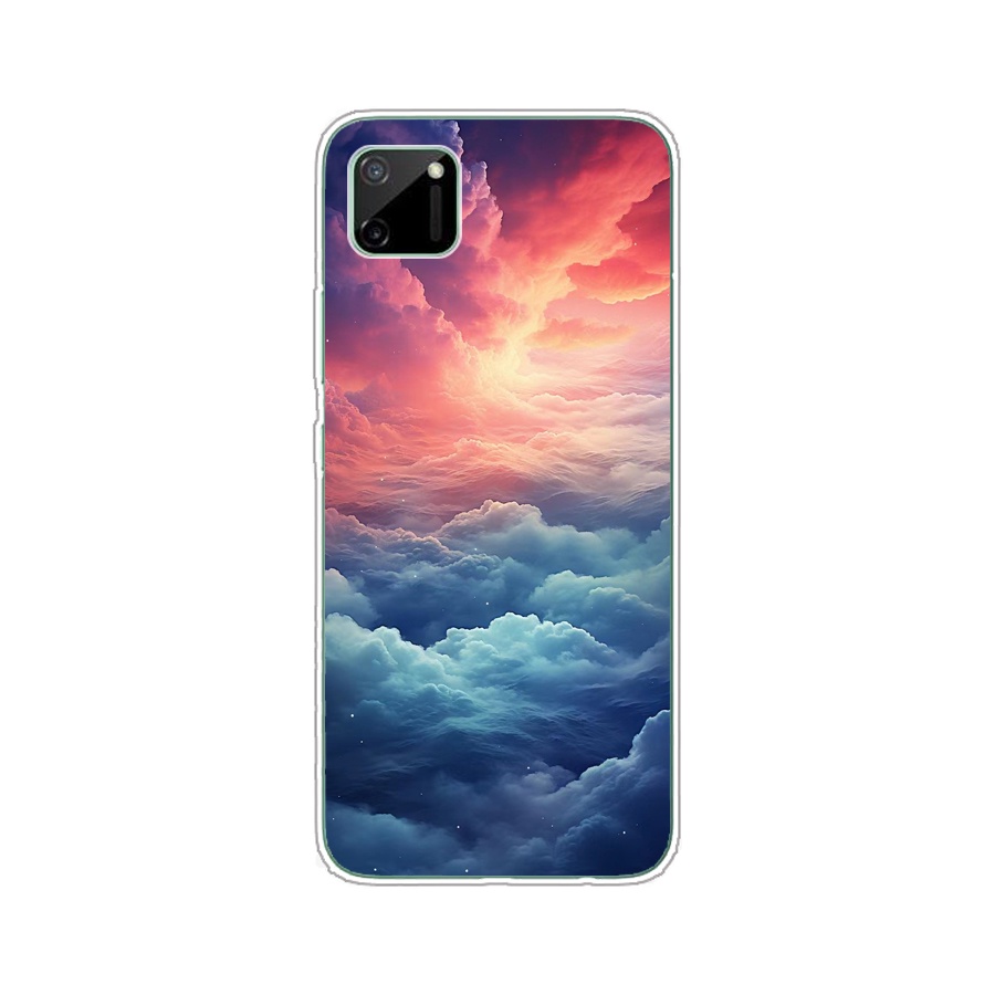Ôp Điện Thoại Silicon Dẻo Họa Tiết Hoạt Hình Dễ Thương Cho oppo realme c11 Ốp