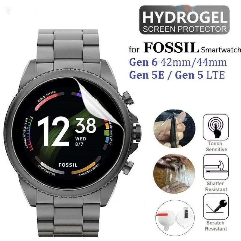 đồng Hồ Fossil Q Explorist 44 Mm Set Miếng Dán Tpu Bảo Vệ Màn Hình Hd