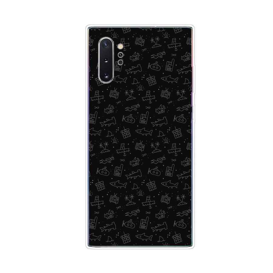 Ôp Điện Thoại Silicon Dẻo Thời Trang Sang Trọng Cho samsung galaxy note 10 plus Ốp