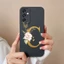 Ôp Điện Thoại Silicon Dẻo Họa Tiết Hoa & Chữ Cái Xinh Xắn Cho samsung galaxy a15 4g samsunga15 a 15 5g Ốp