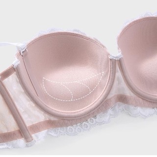 Áo Lót Nâng Ngực 3 / 4 cup Không Gọng Thép Mềm Mại Thoải Mái Chống Chảy Xệ Cho Nữ