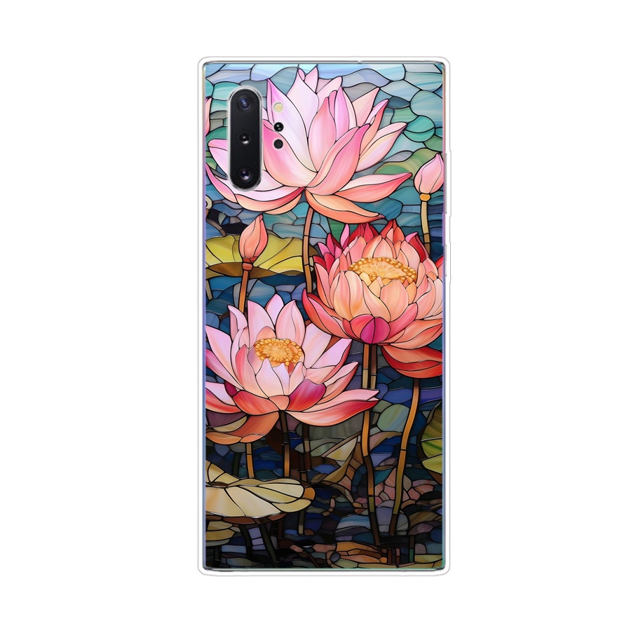 Ôp Điện Thoại Silicon Dẻo Thời Trang Sang Trọng Cho samsung galaxy note 10 plus Ốp