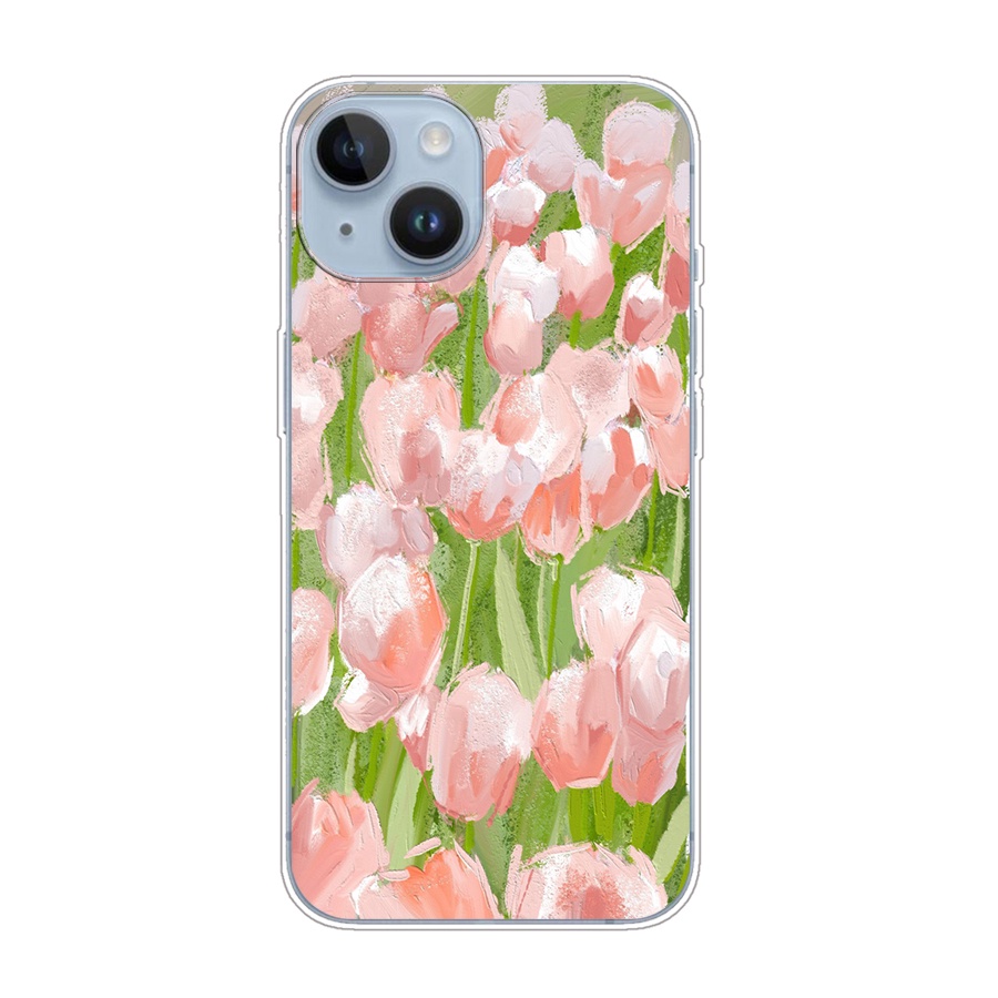 Ôp Điện Thoại Silicon Dẻo Họa Tiết Hoạt Hình Dễ Thương Cho iphone 13 14 15 plus Ốp