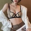 Áo Ngực Có Gọng Thép Nâng Ngực Thời Trang Màu Tương Phản Chống Chảy Xệ Thoải Mái Mềm Mại Cho Nữ