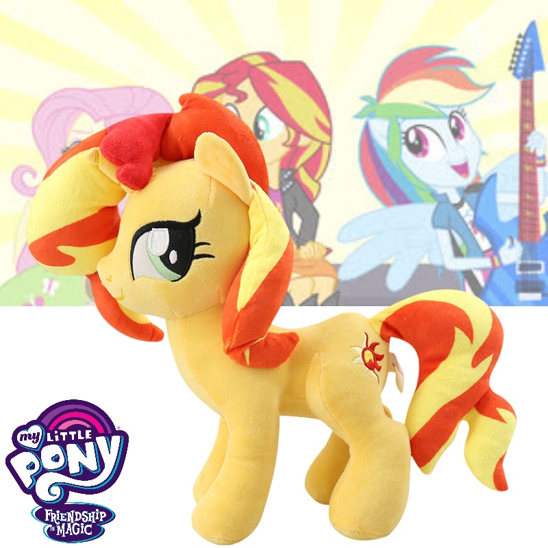 Vibrant Rainbow My Little Pony Plush Unicorn Doll Đồ chơi yêu thích của bé gái