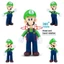 14cm Trò Chơi Super Mario Bros Mô Hình Búp Bê Luigi Yoshi Đào Lừa Kong Nấm Nhân Vật Đồ Chơi Trẻ Em Người Hâm Mộ Sinh Nhật Xmas