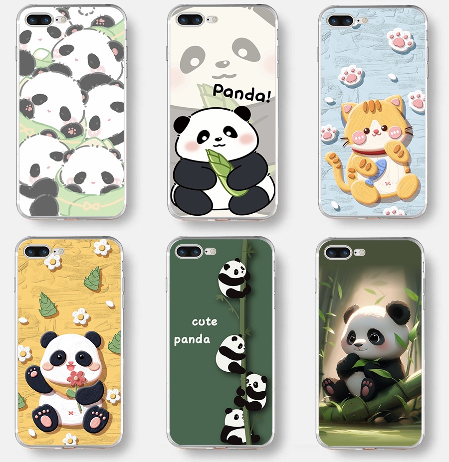 Ôp Lưng silicone Dẻo Họa Tiết Đa Dạng Cho iphone 7 8 plus Ốp