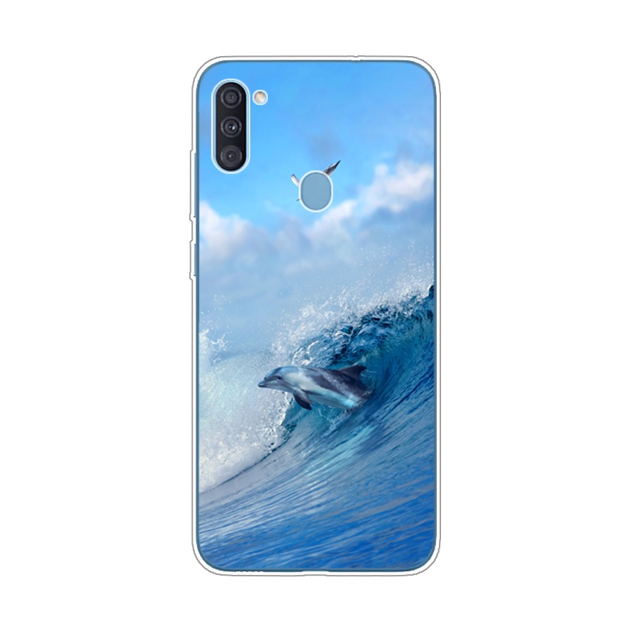 Ôp Điện Thoại Silicon Dẻo Thời Trang Sang Trọng Cho samsung galaxy a11 m11 Ốp