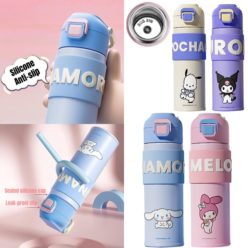Bình Nước Hoạt Hình Dễ Thương Và Chức Năng Giữ Đồ Uống Nóng Hoặc Lạnh Trong 612 Giờ Lý Tưởng Cho Trẻ Em Và Người Lớn