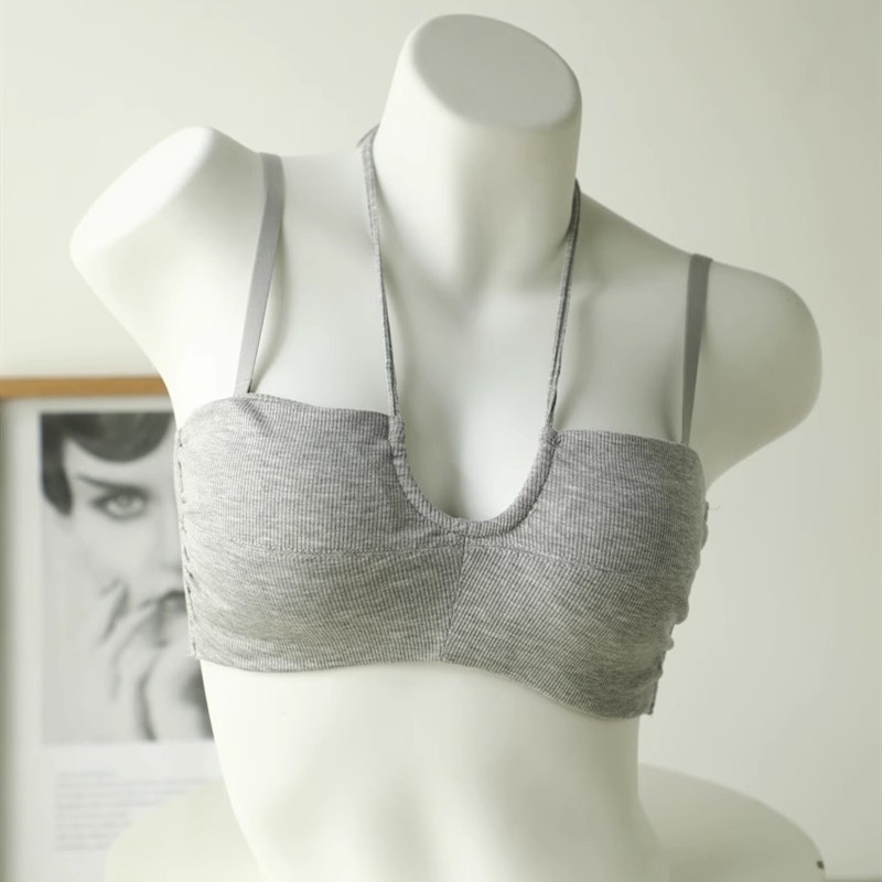 Áo Ngực cotton Mềm Không Dây Nâng Ngực Chống Trượt Thoải Mái Gợi Cảm Cho Nữ