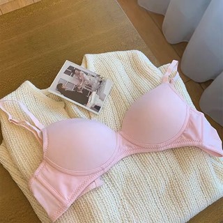 Áo Ngực cotton Không Gọng 3 / 4 cup Mềm Mại Thân Thiện Với Da Không Đường May Cho Nữ