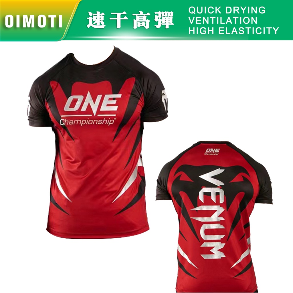 Áo thun bó sát ngắn tay VENUM Venom Mma mới nhanh khô và thấm mồ hôi, thích hợp cho nam chạy bộ, tập thể dục và đi bộ đường dài