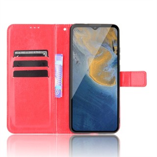 Bao Da Điện Thoại pu Dạng Ví Nắp Lật Có Ngăn Đựng Thẻ Sang Trọng Cho zte blade a51 a 51 Giá Đỡ