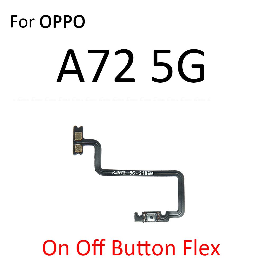 Tắt Tiếng Công Tắc Chìa Khóa Nguồn Ruy Băng Cho OPPO A72 A73 A73s A74 4G 5G 2020 2017 Điều Khiển Nút Âm Lượng Cáp Mềm Thay Thế Các Bộ Phận