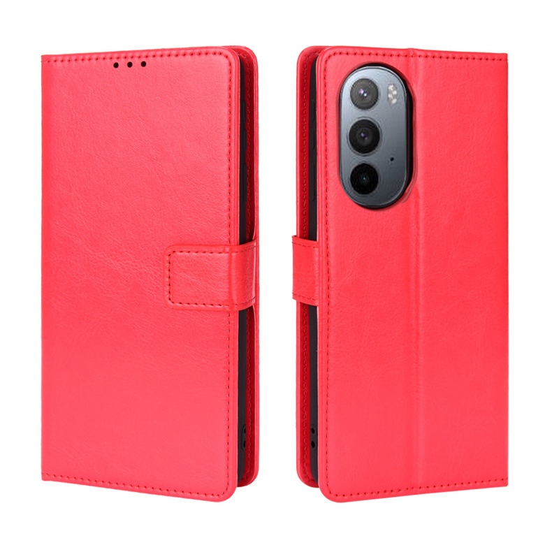 Bao Da pu Điện Thoại Nắp Lật Kèm Ngăn Đựng Thẻ Cho motorola moto edge 30 pro / edge plus 2022 / edge + 2022 / edge x30 Giá Đỡ
