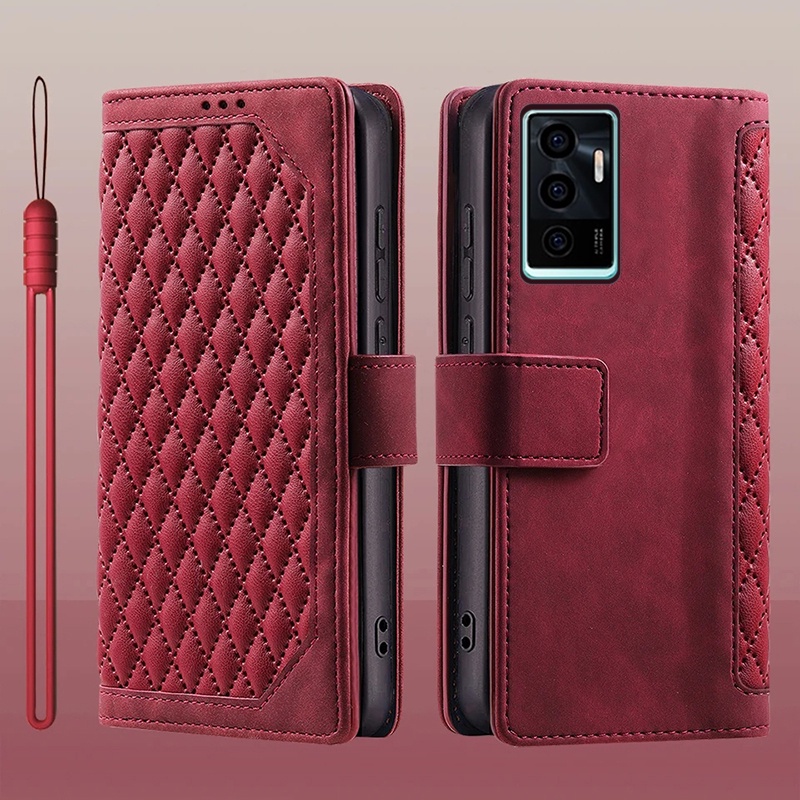 Bao Da Điện Thoại Dạng Ví Nắp Lật Cho vivo v23 5g v23 pro 5g vivo v23e 4g 5g vivo y75 4g