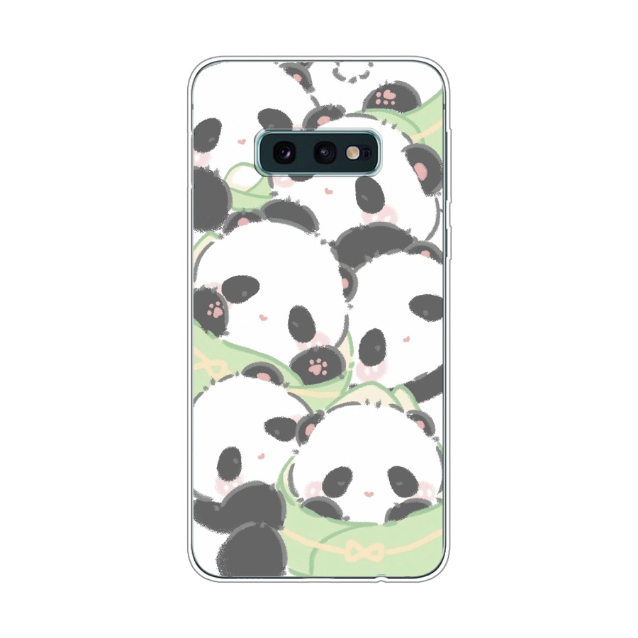 Ôp Điện Thoại Silicon Dẻo Họa Tiết Hoạt Hình Dễ Thương Cho samsung galaxy s10e Ốp