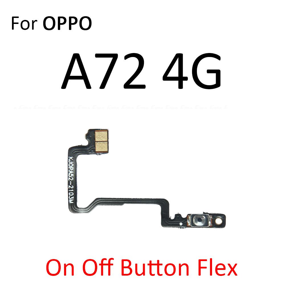 Tắt Tiếng Công Tắc Chìa Khóa Nguồn Ruy Băng Cho OPPO A72 A73 A73s A74 4G 5G 2020 2017 Điều Khiển Nút Âm Lượng Cáp Mềm Thay Thế Các Bộ Phận