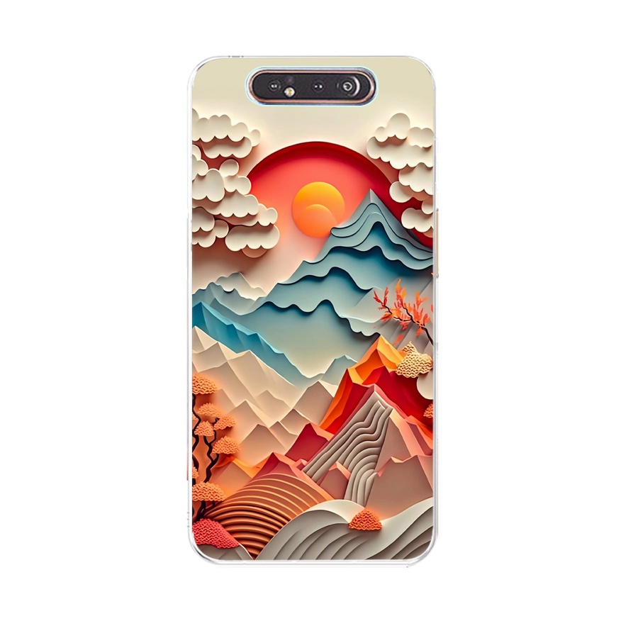 Ôp Điện Thoại Silicon Dẻo Thời Trang Sang Trọng Cho samsung galaxy a80 Ốp