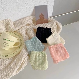 Áo Lót Nâng Ngực 3 / 4 cup 5 Màu Mềm Mại Thêu Họa Tiết Nơ Xinh Xắn Thoải Mái Cho Nữ