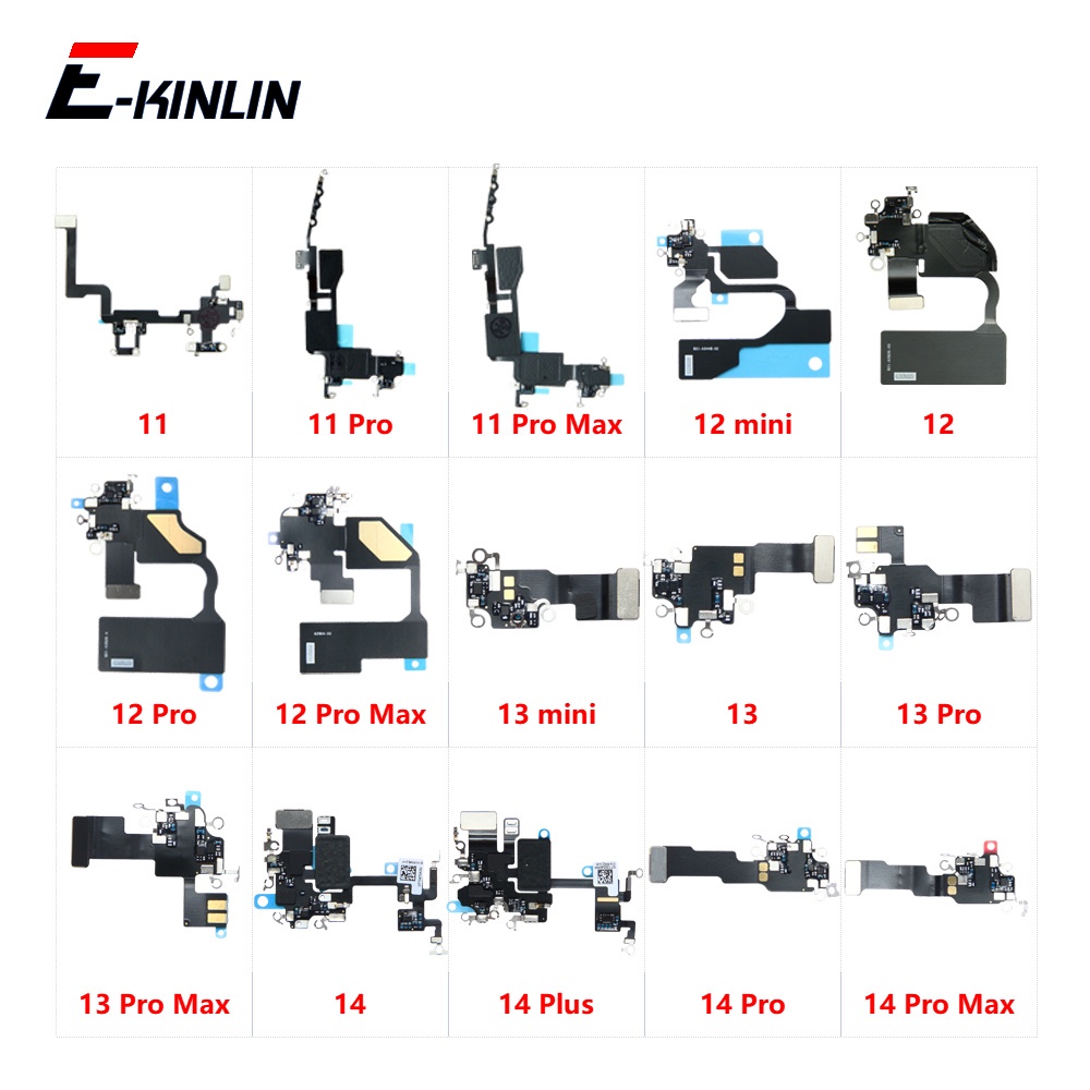 Cáp mềm tín hiệu ăng-ten WiFi tương thích với IP 12 13 mini 14 Plus 11 Pro Max Thay thế các bộ phận